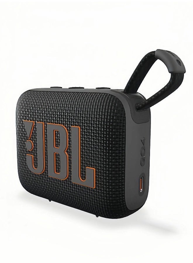 JBL Go4 - Portable Waterproof and Dustproof Wireless Bluetooth Speaker, Big Pro Sound with Punchy bass,Built-in long-lasting battery, Made in Part with Recycled Materials (Black) - Image 1