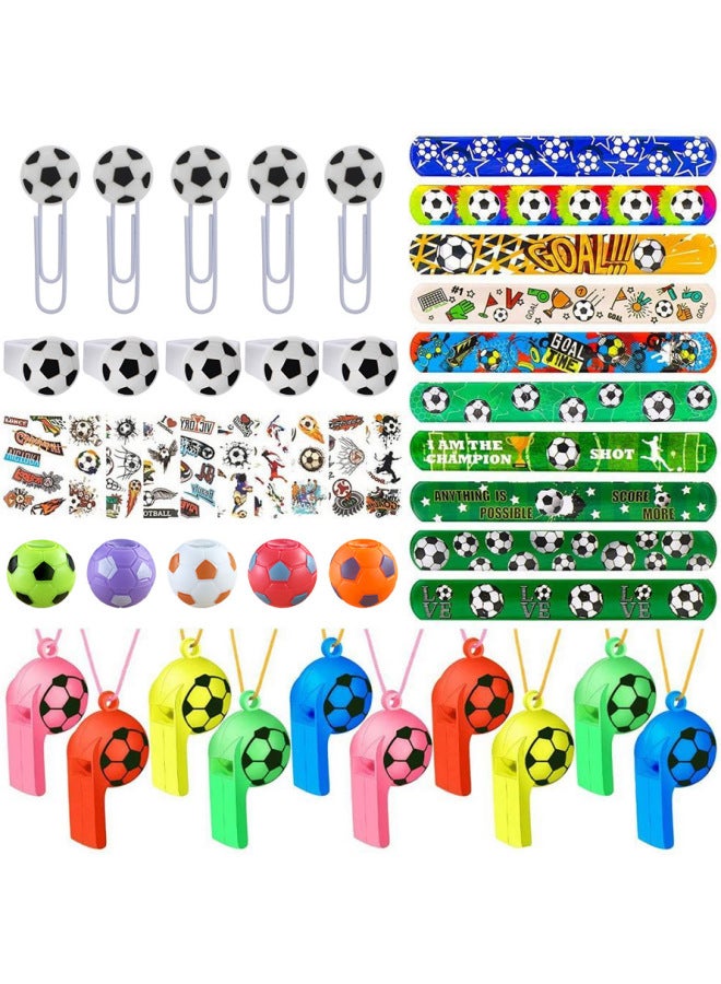 2022 World Cup Soccer Small Toy DIY Football Bracelet Fan Palace Whistle Keychain Football Set-Color:1602 - Image 1