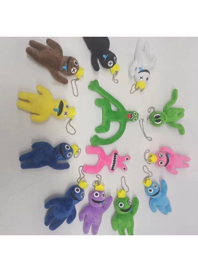 Generic - Roblox Rainbow Friends Rainbow Partner Plush Toy Little Blue Man 10cm Pendant-Specifications:1-Color:10cm Shrimp Buckle - Image 1
