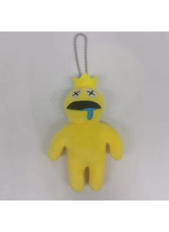 Roblox Rainbow Friends Rainbow Partner Plush Toy Little Blue Man 10cm Pendant-Specifications:1-Color:10cm Shrimp Buckle