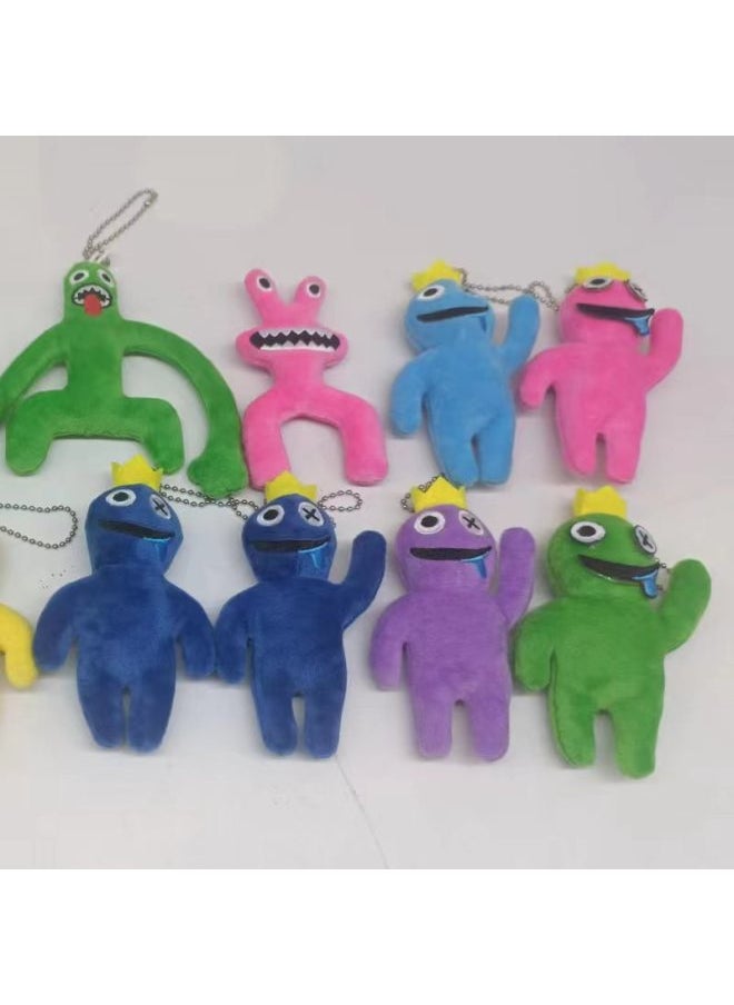 Generic - Roblox Rainbow Friends Rainbow Partner Plush Toy Little Blue Man 10cm Pendant-Specifications:1-Color:10cm Shrimp Buckle - Image 1