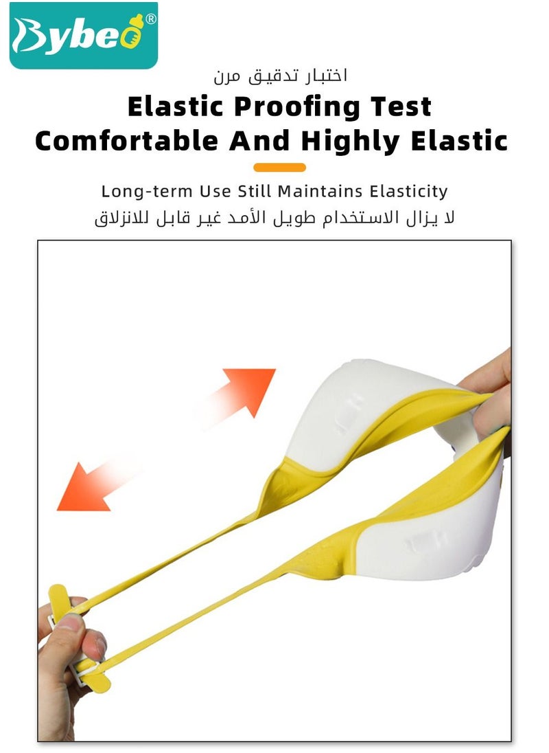 بيبو - 3 قطع من أساسيات غسل الشعر تتضمن من غطاء استحمام للأطفال من السيليكون قابل للتعديل + كوب شامبو وغسيل الشعر وحوض استحمام للأطفال + فرشاة استحمام وشامبو لفروة الرأس للأطفال الصغار - Image 1
