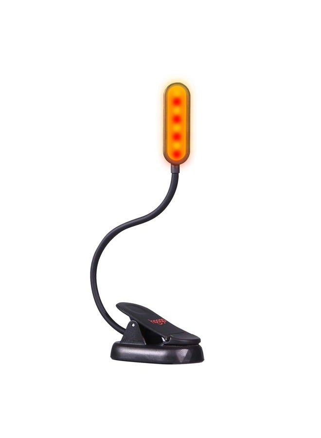Hooga Amber Book Light, Blue Light Blocking Rechargeable Dual Mode Night Reading 1600K Amber and Red 625nm for Reading in Bed Gift for Students, Kids - Image 1