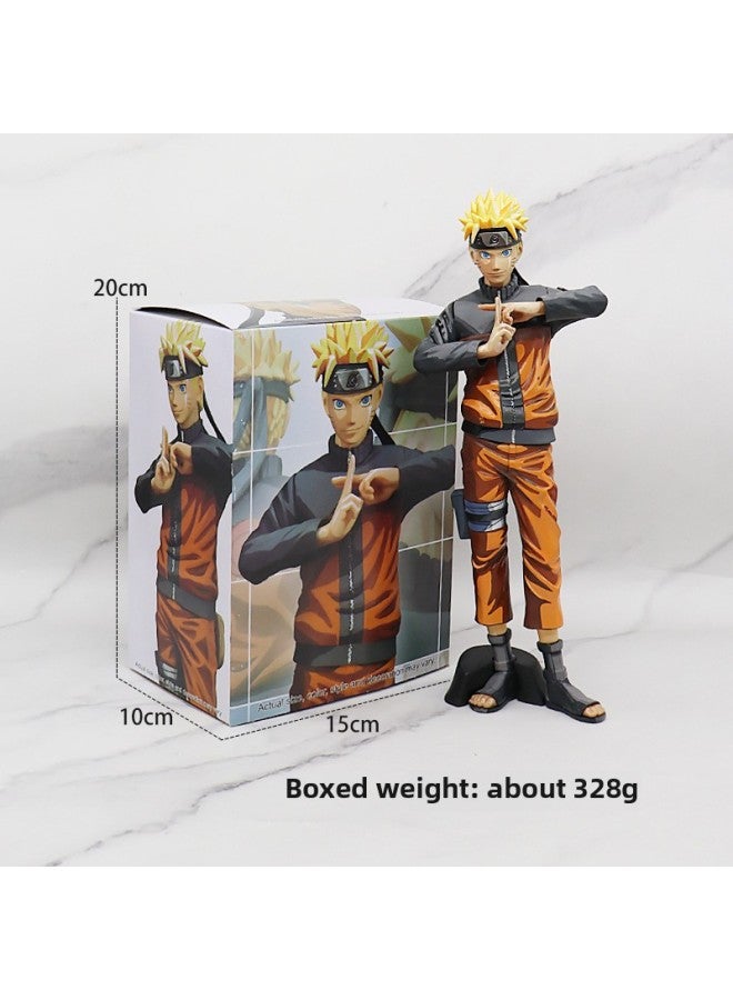 Adult Naruto Anime Hand-held Storm Watergate Whirlpool Naruto Sasuke Flagwood Kakashi Hand-held Model Pendulum-Color:Comic Color Naruto (boxed) - Image 1