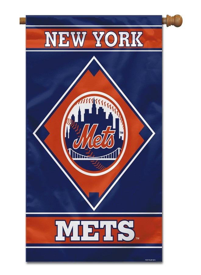 BSI MLB New York Mets House Banner, 28 x 40-Inch