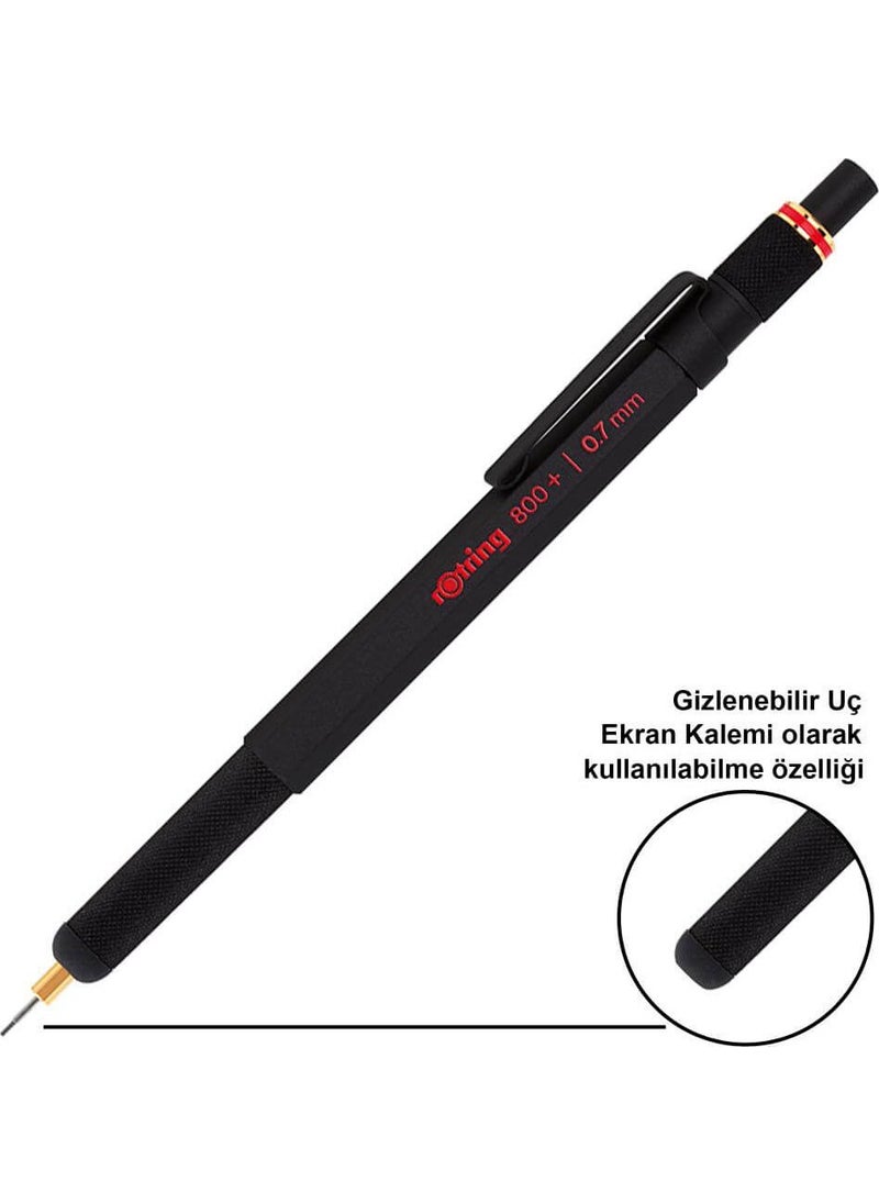 Rotring Two-Function K.800+ 0.7 Mm Black1900182  - Image 3