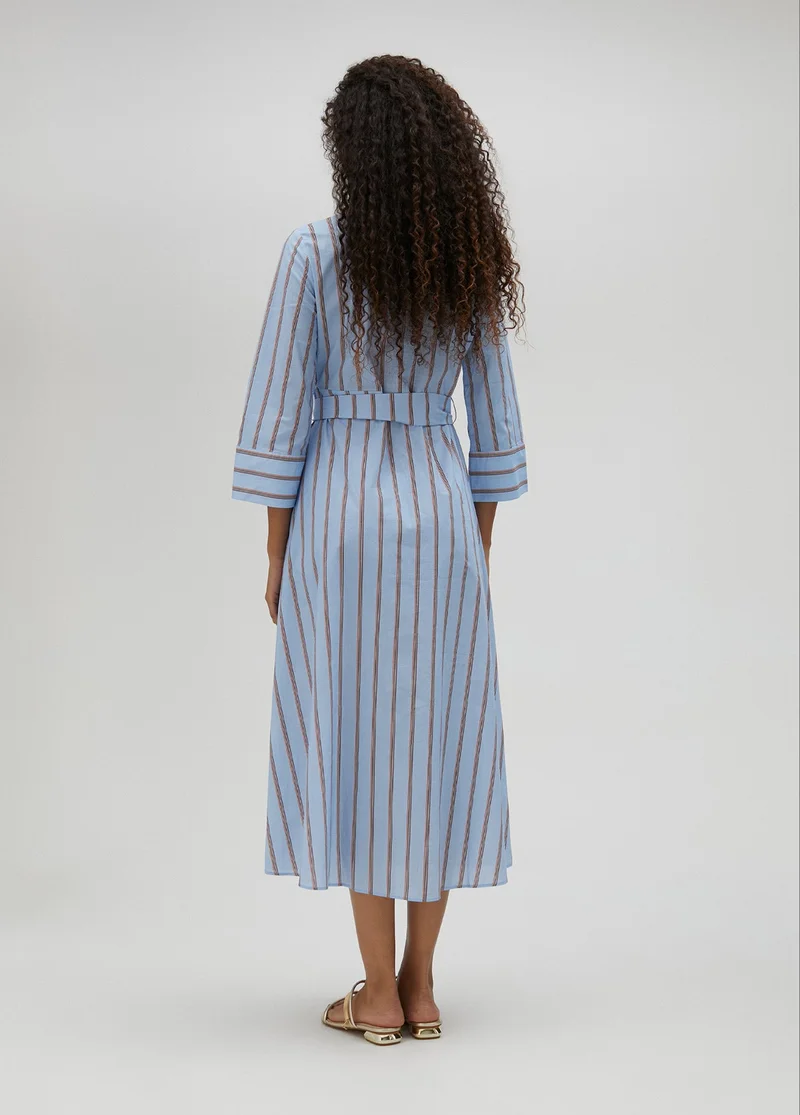 Lola Casademunt Long striped dress