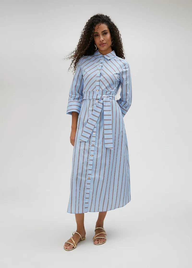 Lola Casademunt Long striped dress