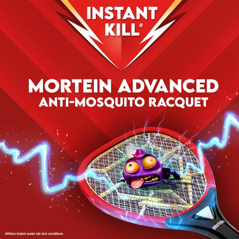 Mortein Advanced Anti-Mosquito Racquet | Mosquito Bat | Electric Fly Swatter | Mosquito Killer Racket | Bat to Hit Mosquito - Image 5