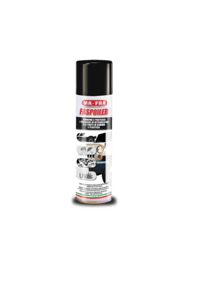 MAFRA MA-FRA Black Plastic and Trim Restorer High Gloss Shine UV Protection for Exterior Surfaces 300 ml - Image 1