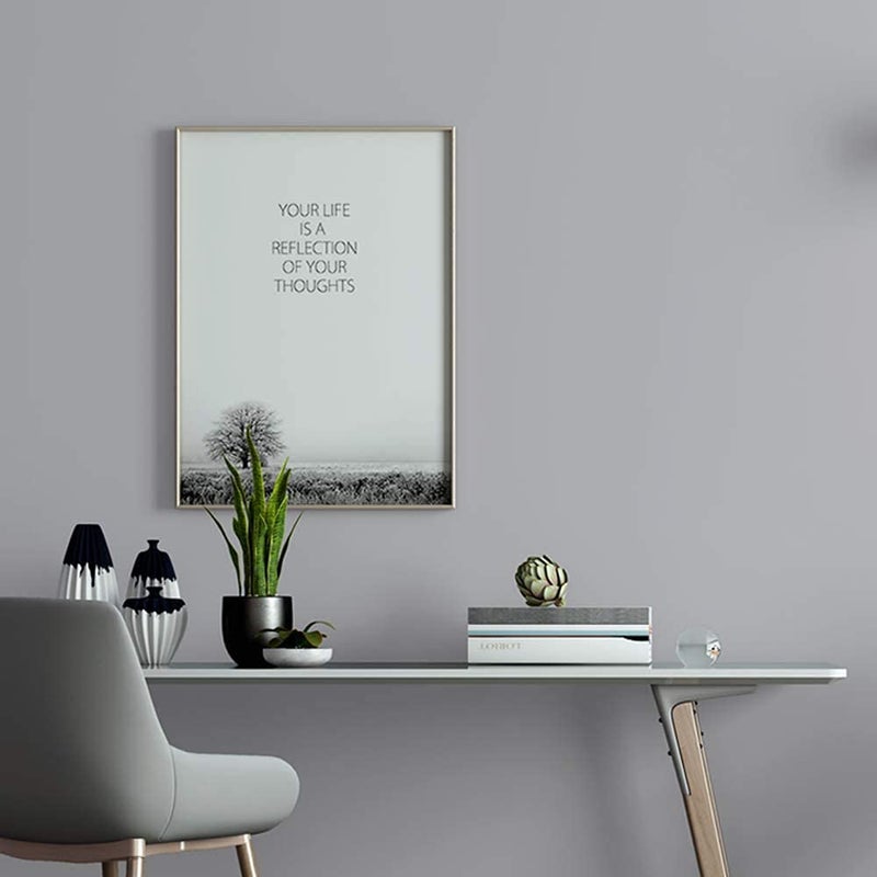 Practicalws Gray Self-Adhesive Wallpaper Selfa-Dhesive Film Stick Paper Easy To Apply Peel And Stick Wallpaper Shelf Liner Table And Door Reform Wall Paper 15.7 Inch X 236.2Inch - Image 4