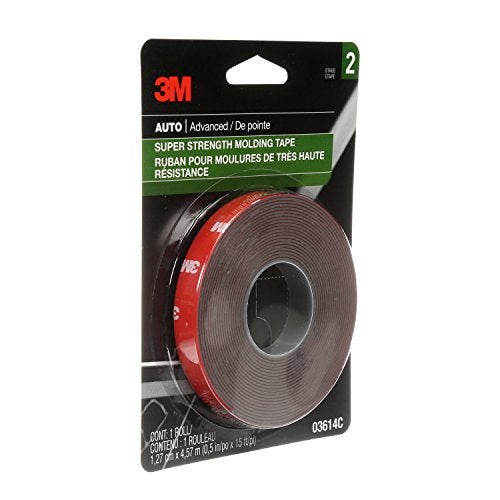 3M 03614 Scotch-Mount 1/2" x 15' Molding Tape (2-Rolls) - Image 1