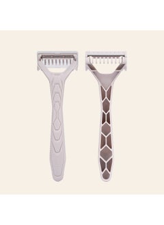 Furr Furr Disposable Body Razor, Equipped with Safety Guard & Anti-slip Grip, for all skin types, Made in Japan – 5 Razors  - Image 5