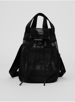 Sheer Cross Body Bucket Bag