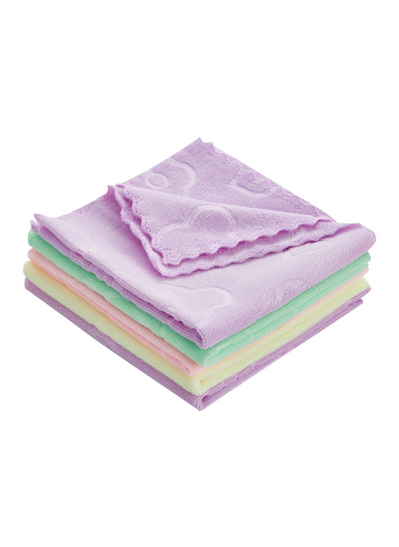 LAWAZIM Kitchen Wipers -5 Piece 30x30cm- High Absorbency Lint-Free Quick-Drying Soft Texture Reusable Cleaning Towels Cloths Rags -Drying Dishes Wiping Surfaces General Home Cleaning Dusting Polishing  - Image 1