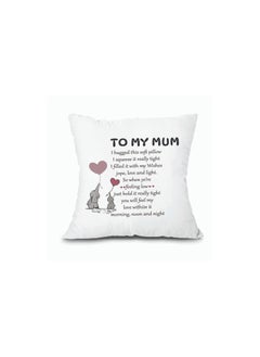 PRINTSHOP4ME Mothers Day Pillow Cover 40 x 40cm - Gift for Mother's Day, Mom’s Birthday, Mom, Mama, Mommy - Heartfelt Mothers Day Cushion Cover from Daughter, Son  - Image 2