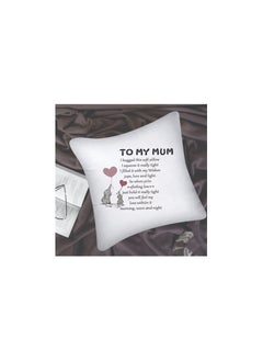PRINTSHOP4ME Mothers Day Pillow Cover 40 x 40cm - Gift for Mother's Day, Mom’s Birthday, Mom, Mama, Mommy - Heartfelt Mothers Day Cushion Cover from Daughter, Son  - Image 5