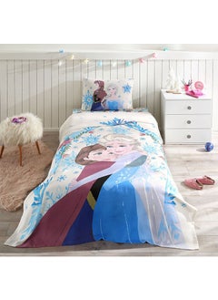 özdilek Frozen Winter Single Disney Licensed Elastic Fitted Bed Sheet Children's Pique Set  - Image 2