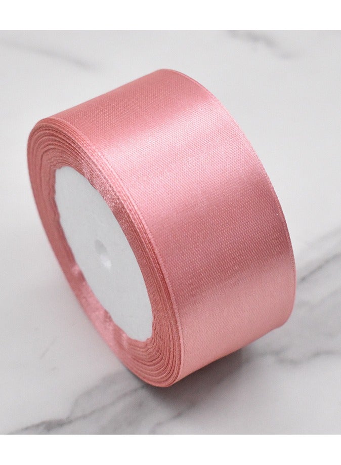 Generic Pink Ribbon, 38mm-40mm x 25 Yards Fabric Satin Ribbon for Gift Wrapping, Crafts, Hair Bows Making, Wreath, Wedding Party Decoration and Other Sewing Projects  - Image 1