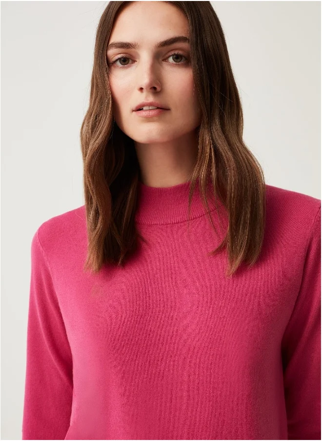 Ovs Ovs Womens Pullover With Mock Neck
