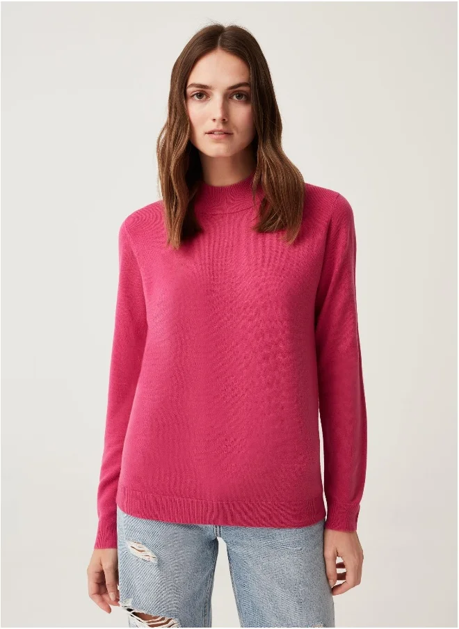 Ovs Ovs Womens Pullover With Mock Neck