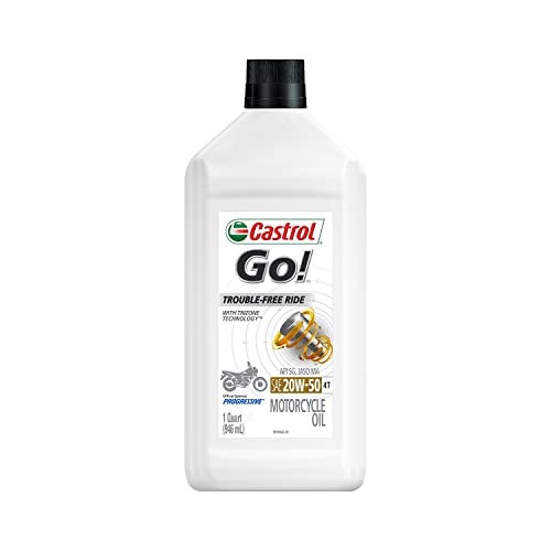 Castrol 06102 GO! 20W-50 4T Motorcycle Oil - 1 Quart Bottle, (Pack of 6) - Image 2