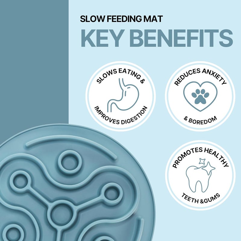 TRIXIE Slow Feeding Mat Dog Puzzle Prevents Bloating Weight Control Mental Stimulation Ease Pet Anxiety - Image 4