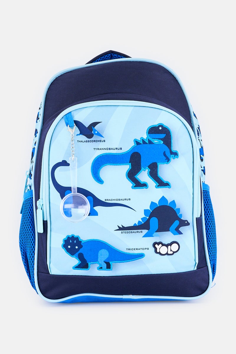 YOLO Kids Boy graphic Print Kindergarten Backpack, Multicolor - Image 1