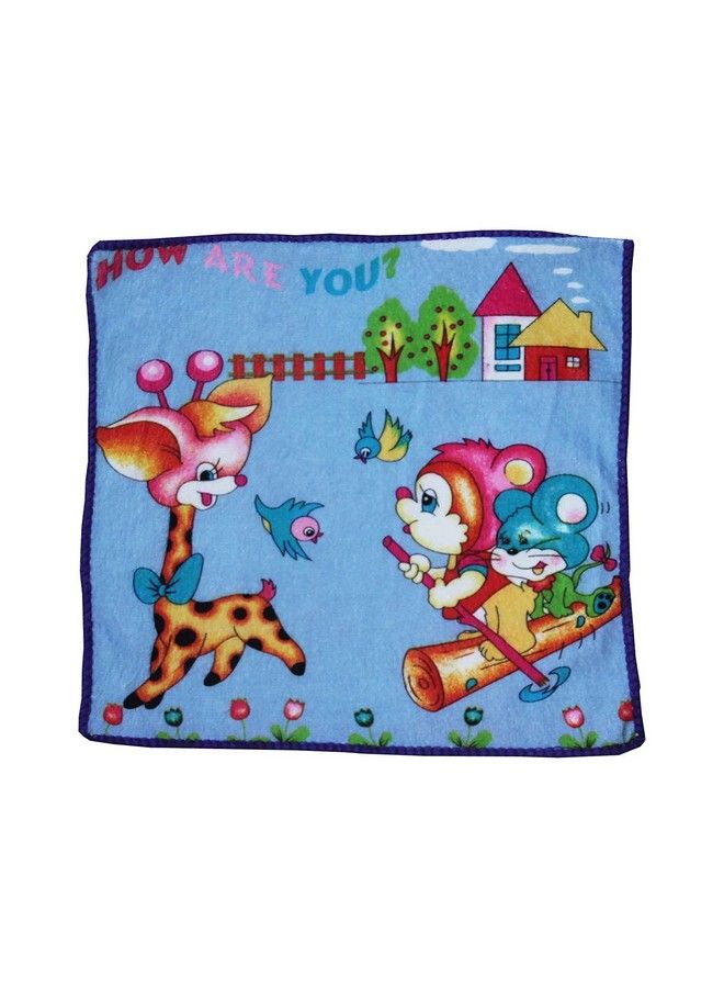 Tinny Tots Soft Printed New Born Baby Face Terry Towels Napkins Wash Cloth Combo Set(Pack Of 12) - Image 4
