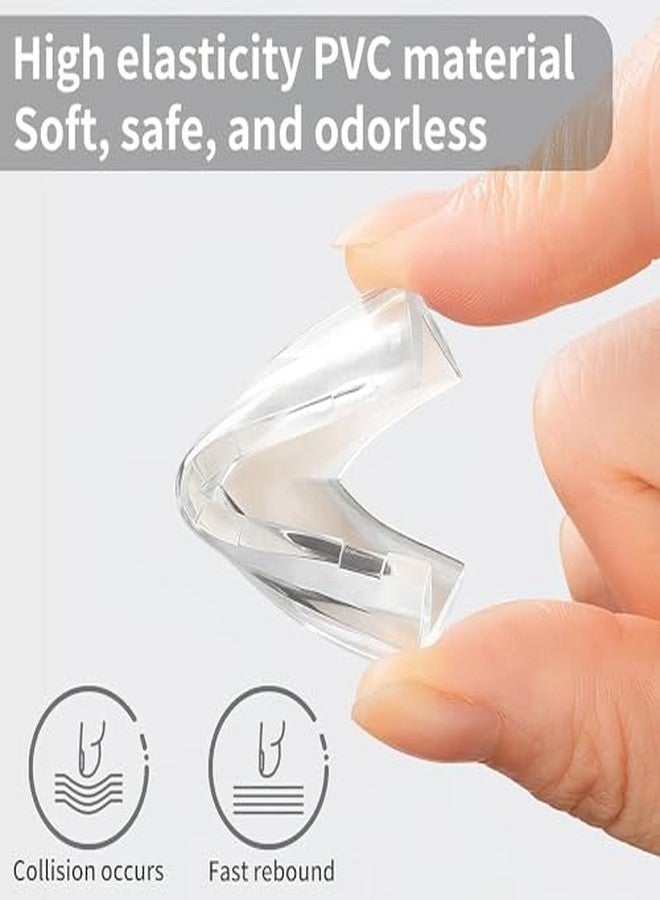 TEKCOOL Silicon Corner Protector for Sharp Edges, Table Corners Edge Protector for Kids, Bed Corners Edge Protector for Furniture, Baby Proofing Edge & Corner Guards (Transparent, Pack of 12) - Image 5