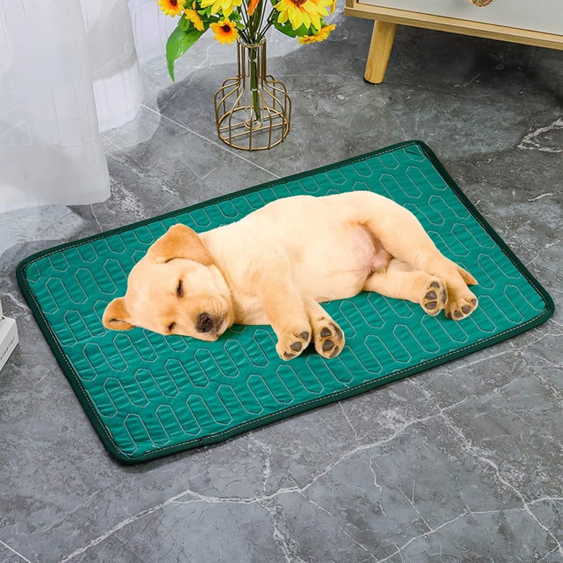 comfrt Summer Pet Cooling Mat for Dogs Cats-Ice Silk Dog Cooling Mats, Portable & Washable Pet Cooling Blanket for Kennel/Sofa/Bed/Floor/Car Seats - Image 1