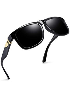 Joopin Polarized Big Black Sunglasses For Men Trendy Large Square Sun Glasses For Women Uv Protection Retro Thick Frame Driving Sunnies Shades  - Image 1