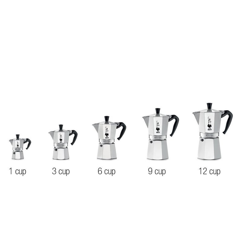 Bialetti - Moka Express: Iconic Stovetop Espresso Maker, Makes Real Italian Coffee, Moka Pot 3 Cups (4.3 Oz - 130 Ml), Aluminium, Silver - Image 5