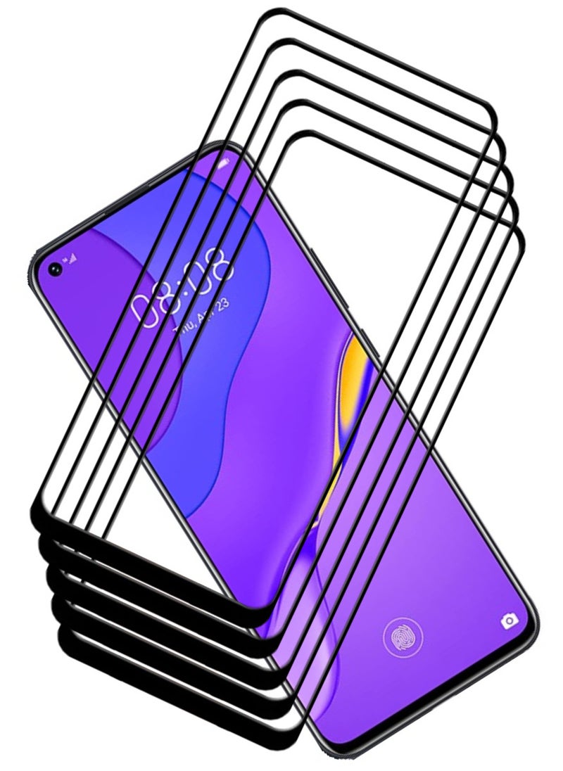 ACLIX 5 Pieces Antistatic ESD Dustproof Premium Quality High Definition Tempered Glass Screen Protector Designed For Huawei nova 7 5G - Image 1