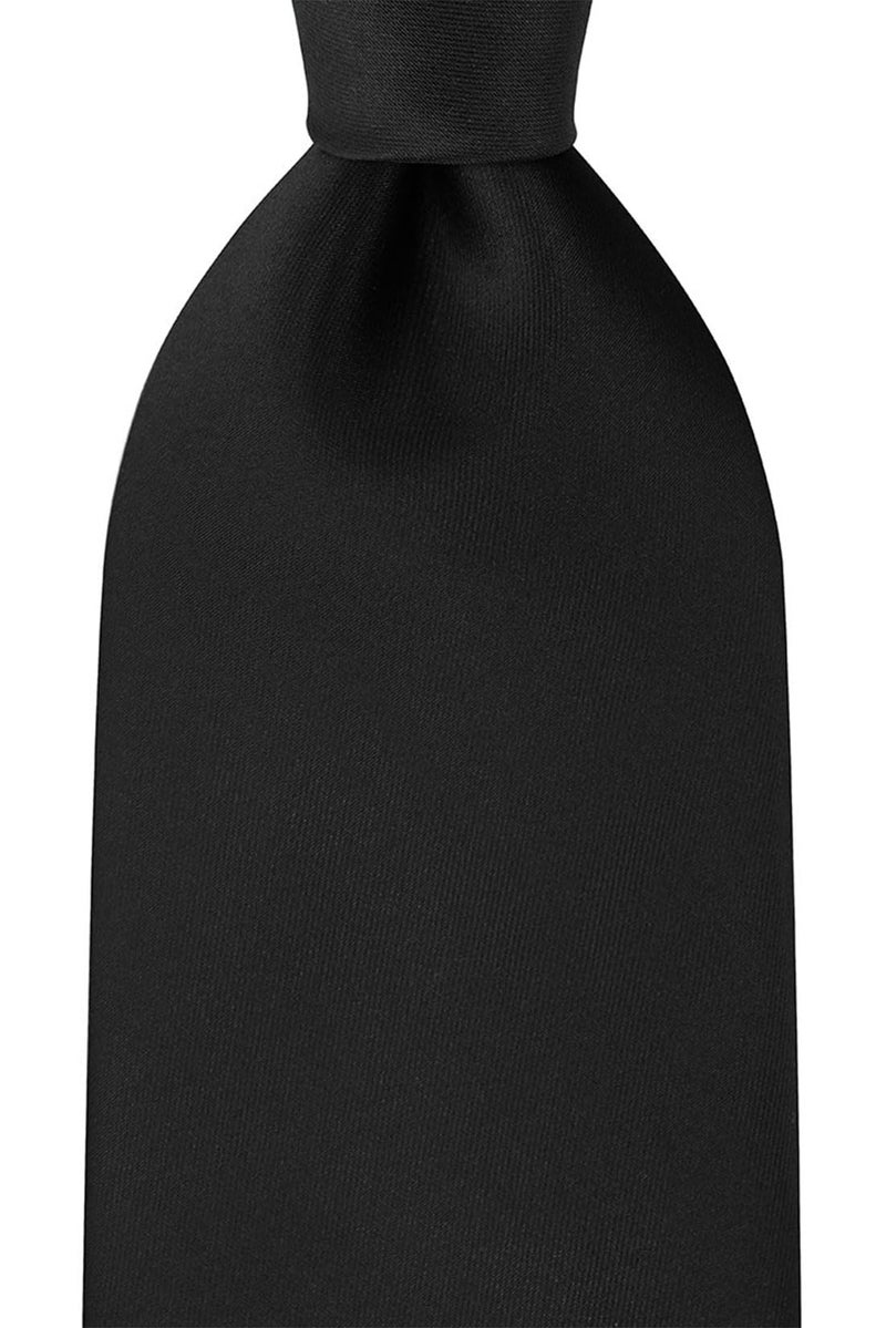 KissTies 2.2''×53'' Teens Tie Black Satin Necktie For Teenager Ties + Gift Box - Image 3