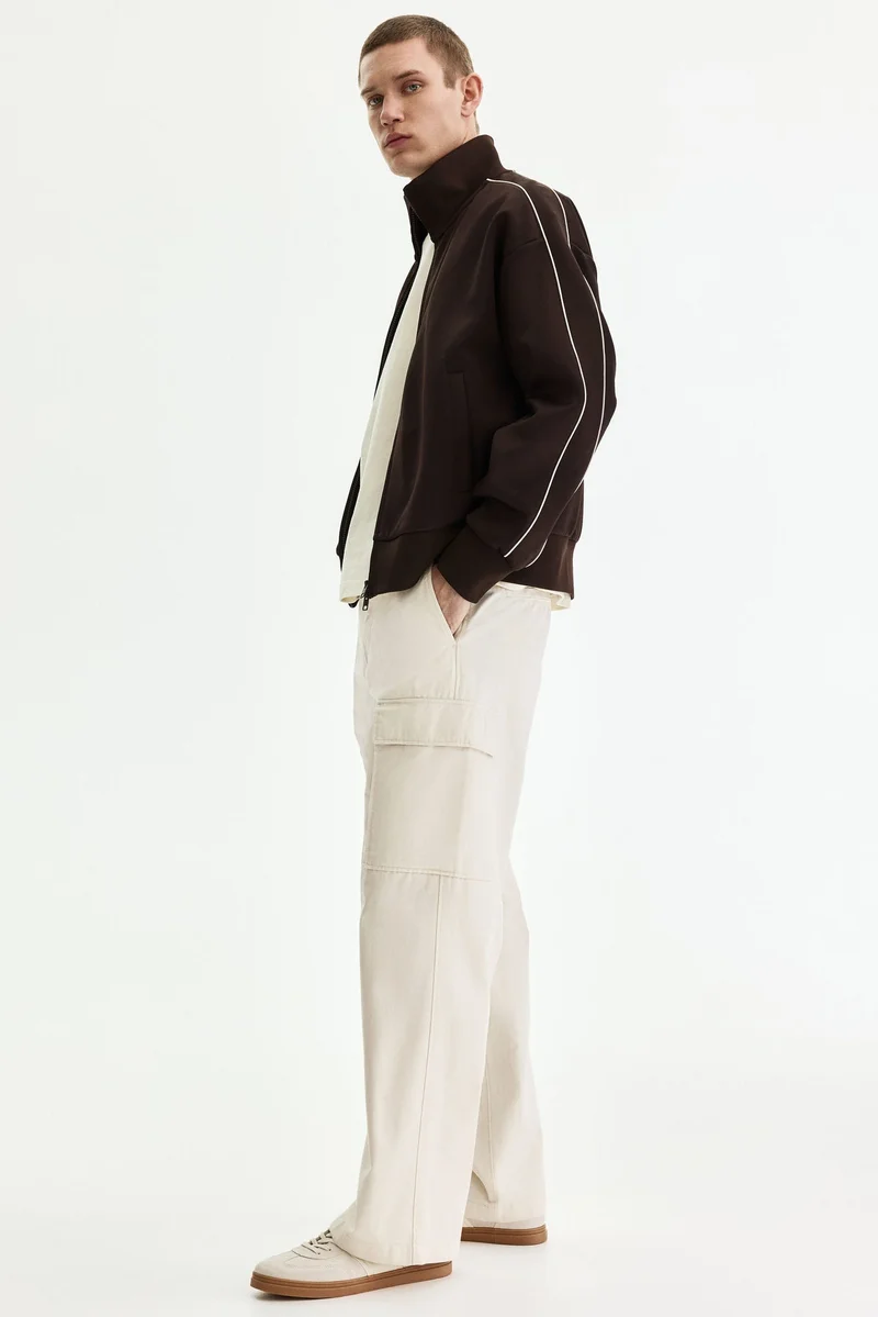 H&M  Relaxed Fit Cotton cargo trousers for Men | Best Price UAE