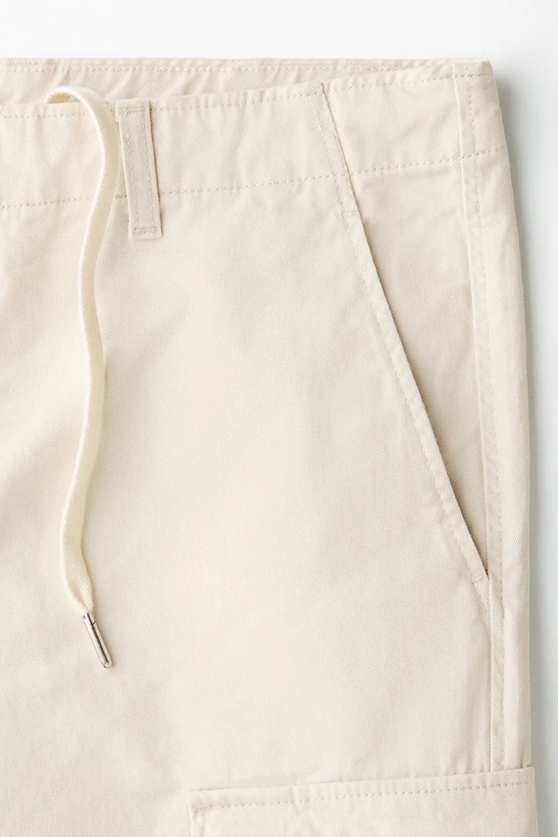 H&M  Relaxed Fit Cotton cargo trousers for Men | Best Price UAE