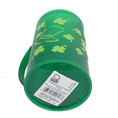 Chef Craft Select St. Patrick's Day Freezer Mug, 16 Ounce Capacity, Green - Image 2
