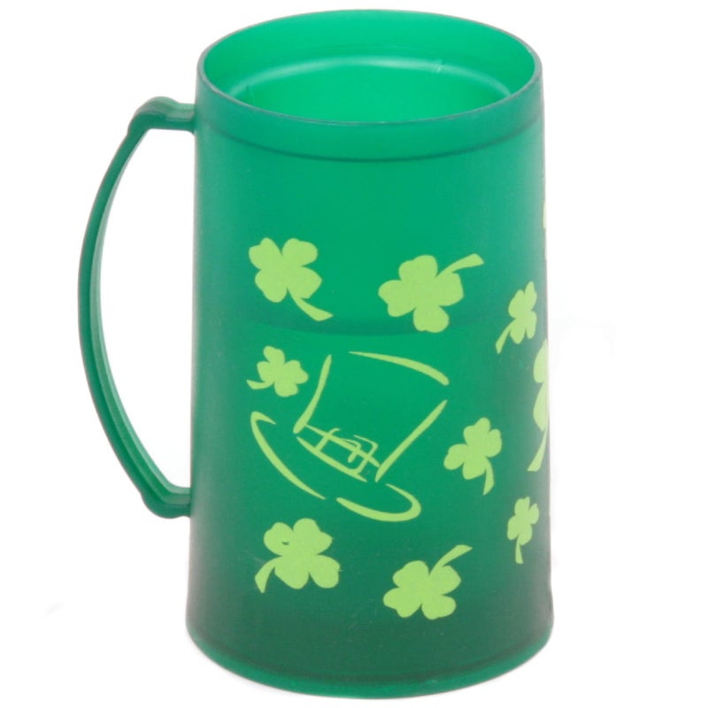 Chef Craft Select St. Patrick's Day Freezer Mug, 16 Ounce Capacity, Green - Image 5