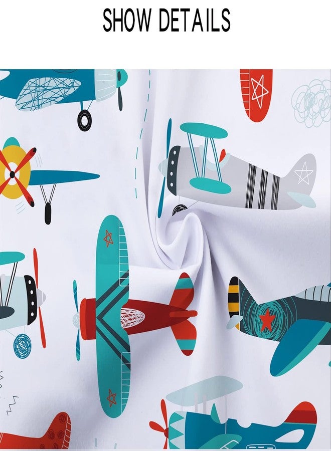Yasida Airplane Twin Bed Sheets Kids Twin Bed Fitted Sheets and Pillowcases(1Fitted Sheet and 1Pillowcase) Twin Sheets Set Kids, Airplane Printed Bed Sheets for Girls or Boys - Image 5