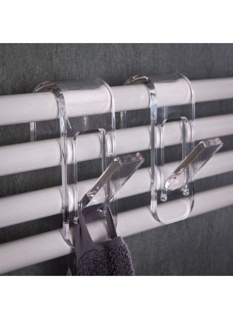 Trend Pleksi Trend Plexi Transparent Towel Rack (5 Pieces)  - Image 1