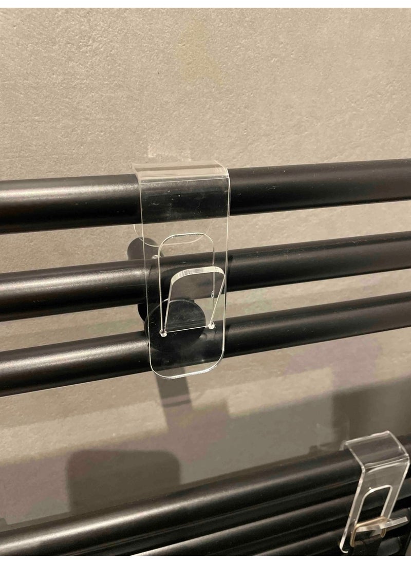 Trend Pleksi Trend Plexi Transparent Towel Rack (5 Pieces)  - Image 5