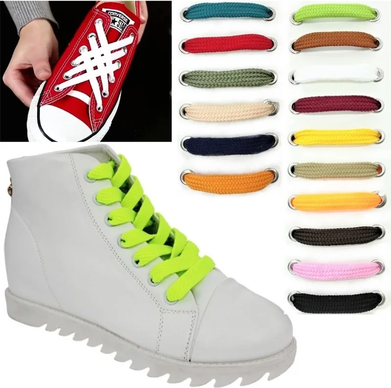 Foottab Colored Flat Sports Shoe Laces 120 cm