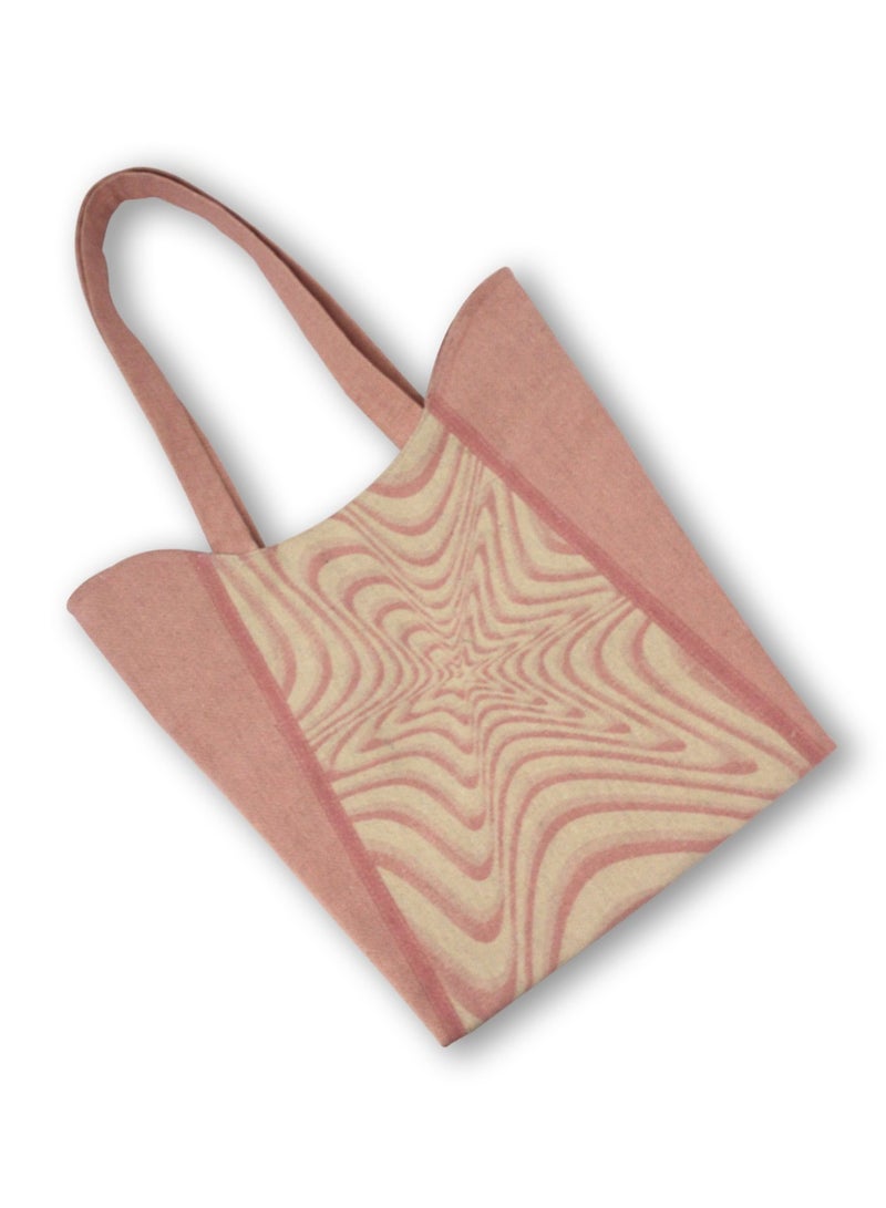 Gharibo Bags casual printed linen tote bag w230012a  - Image 2