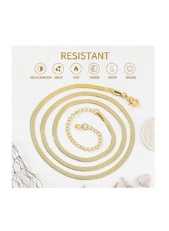 Fayrouz Jewellery 14K Gold Plated Snake Chain Necklace for Women  - Image 2
