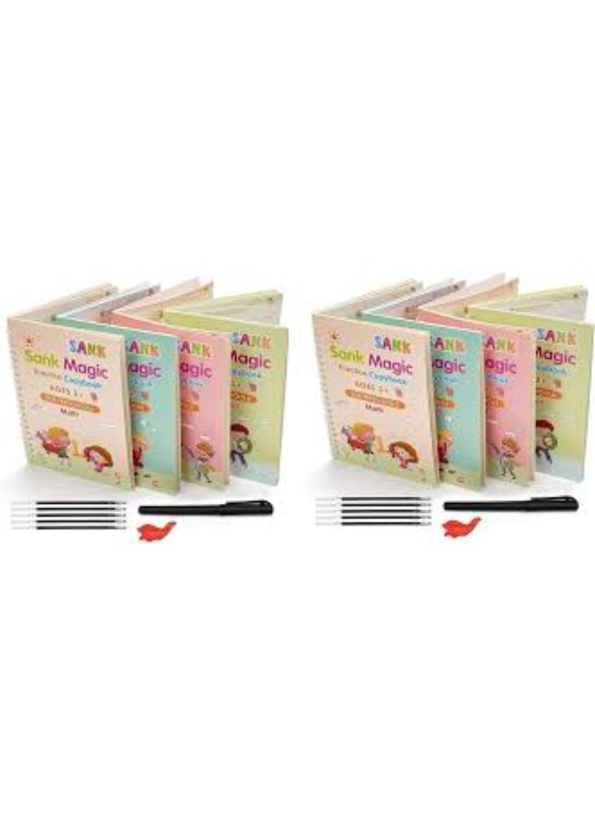 TOY GARDEN Magic Practice Copybook Set – 4 Books + 10 Refills + Pen & Grip | Fun Learning for Kids | Handwriting & Number Tracing  - Image 5