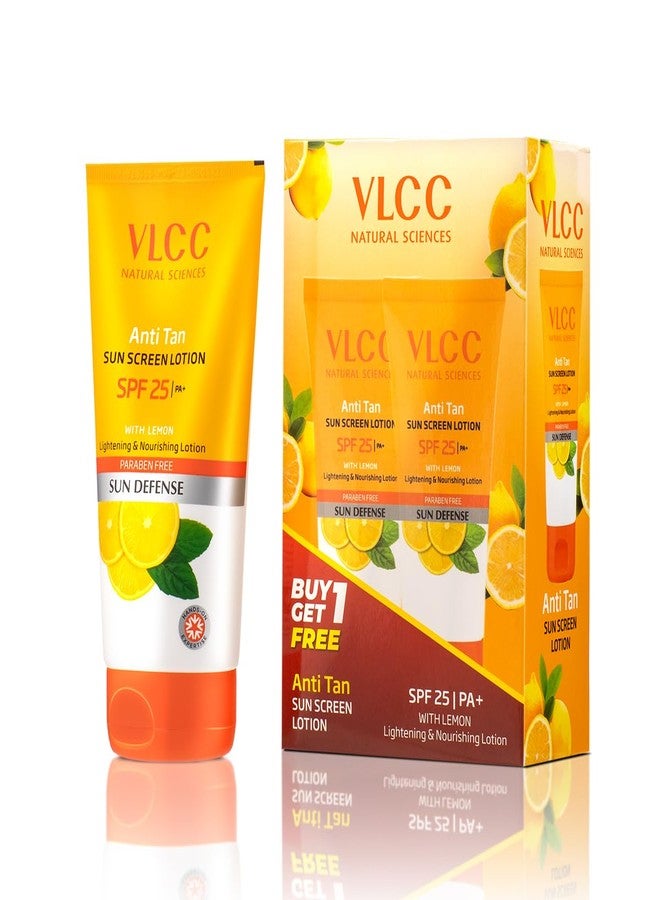 VLCC العلوم الطبيعية | لوشن واقي من الشمس SPF 25+ | مع الليمون | 150+150 (10.14 أونصة سائلة) | عبوة من 2 - Image 1