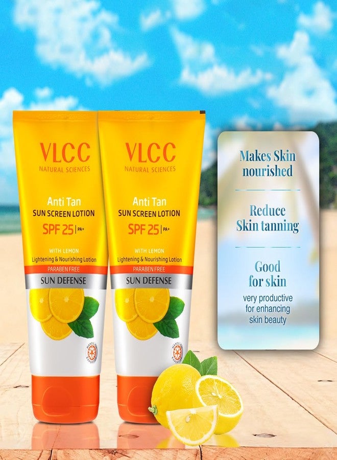 VLCC العلوم الطبيعية | لوشن واقي من الشمس SPF 25+ | مع الليمون | 150+150 (10.14 أونصة سائلة) | عبوة من 2 - Image 2