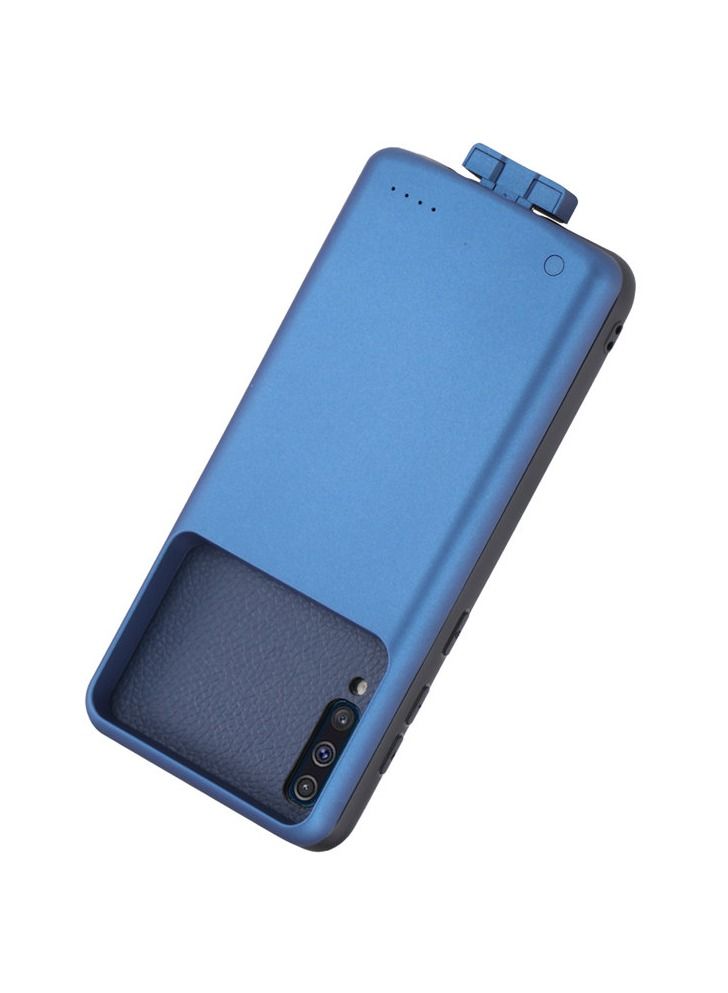 Raxoom 5000 mAh Rechargeable Portable Protective Backup Power Bank Case for Samsung A50 Blue - Image 2