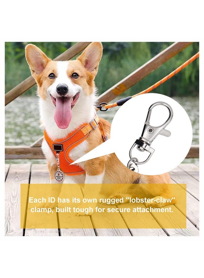 Consio Puppy Service Dog Tag, Double-Sided Emotional Support Animal ESA Red Medical Alert Symbol, 1/1.2 Inch Diameter, Double-Sided - Image 5